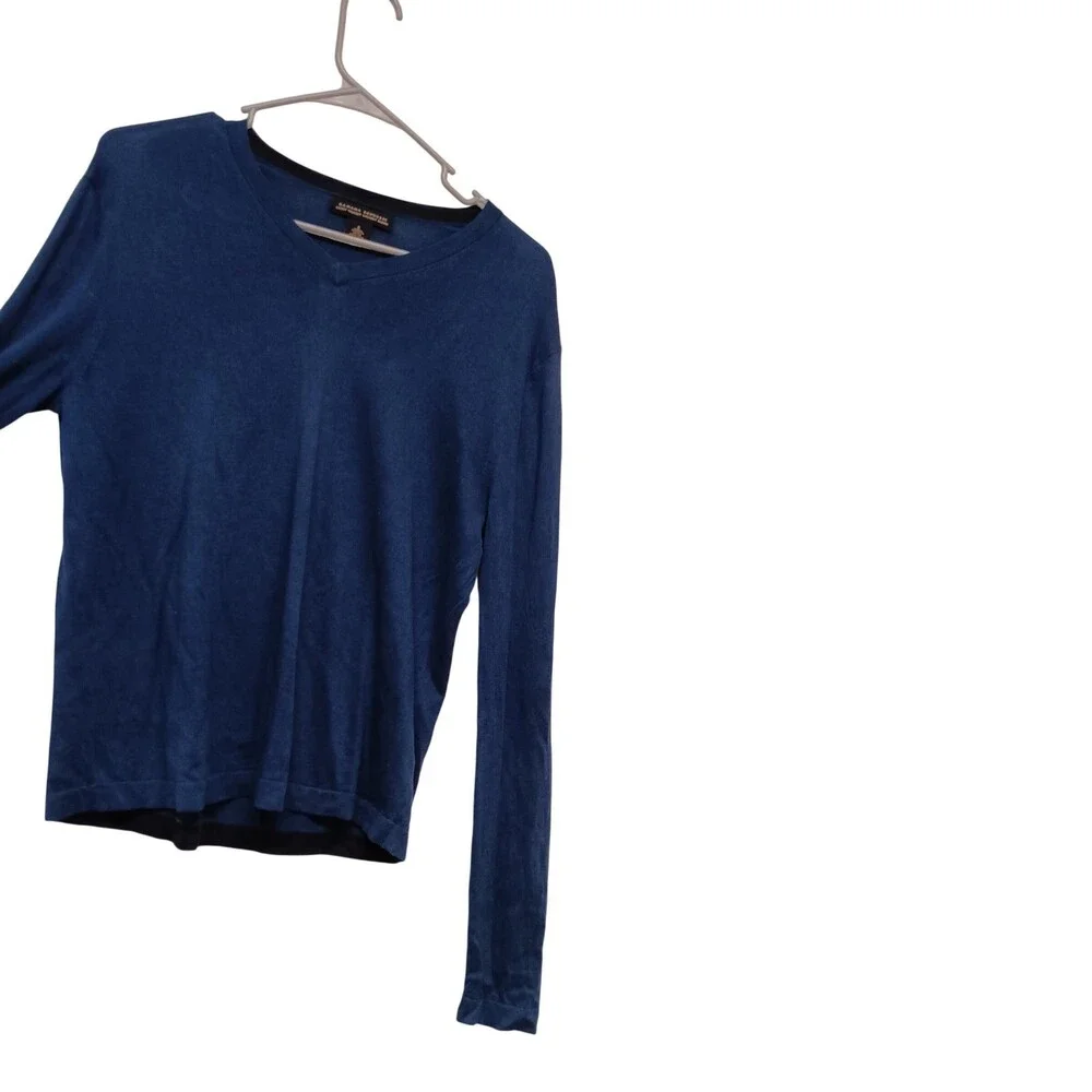 Banana Republic Men's V Neck Long Sleeve Lightweight Luxury Blend Sweater Size S